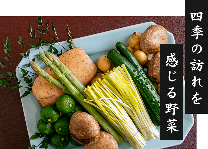 四季の訪れを感じる野菜